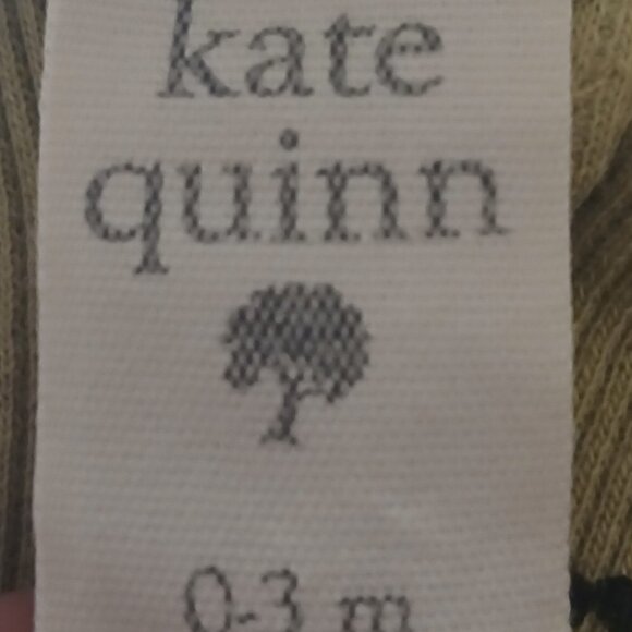 Kate Quinn Baby Sleeper 0-3M NWOT | Organic Cotton Zip Footless Romper | Neutral - Picture 4 of 4